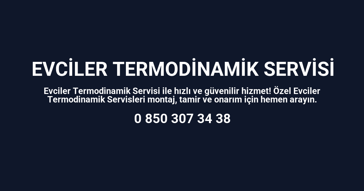 Evciler Termodinamik Servisi